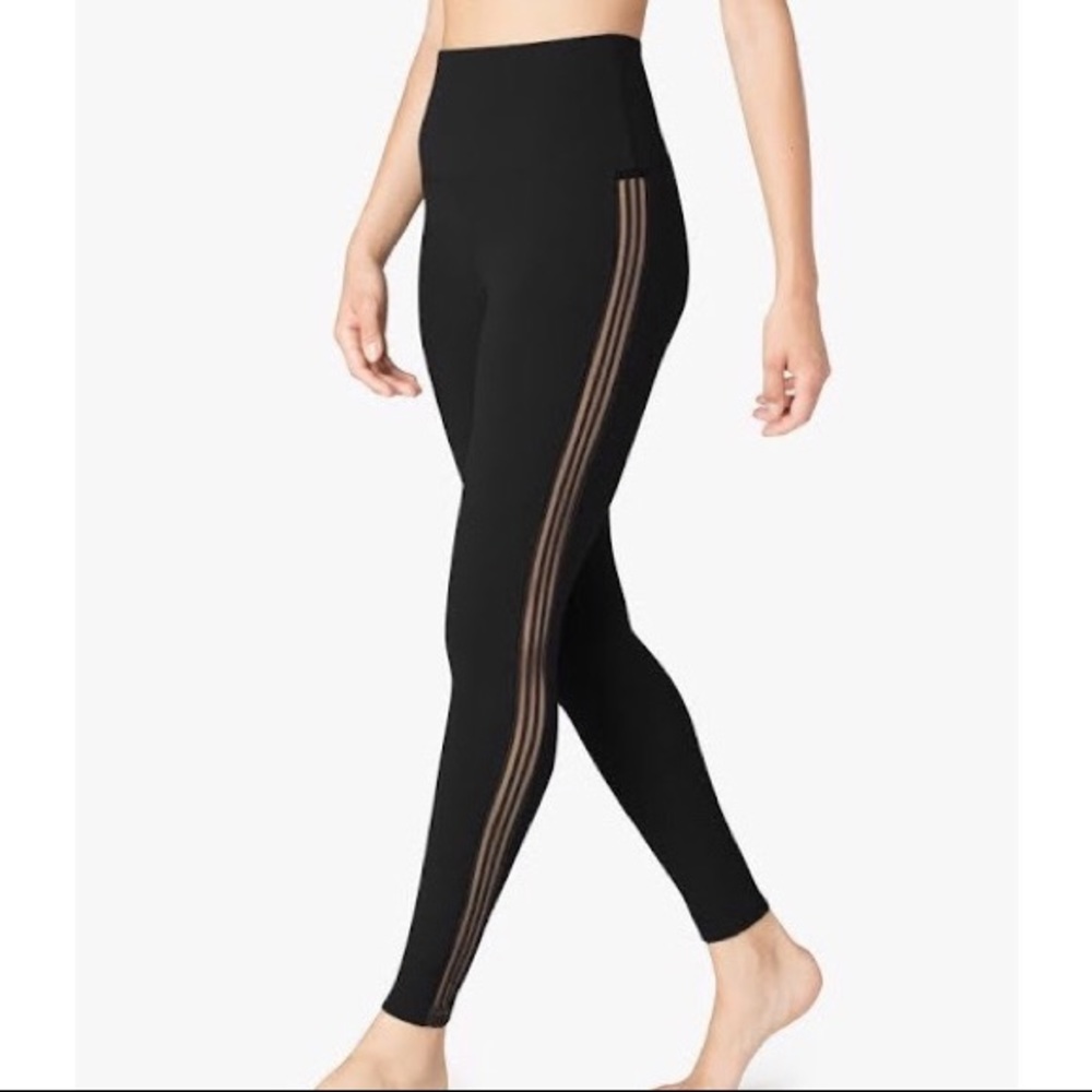 Beyond Yoga Sheer Illusion High Waist MidiLeggings